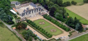 Château de Goulaine vue aérienne