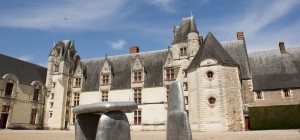 La cour du Château de Goulaine